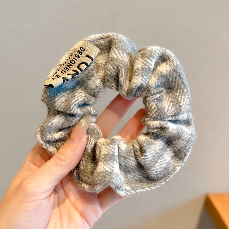 Anillo para el cabello del intestino grueso Mori Cuerda para el cabello de la cola de caballo femenina Albóndigas de sentido avanzado Cuerda para la cabeza Apuntar la cabeza Flor para el cabello Almohos elásticos Almohos para el cabello