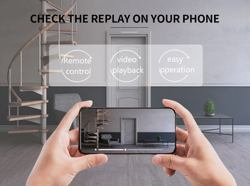 ICSEE çift lens WIFI gözetim kamerası, motorlu başlık