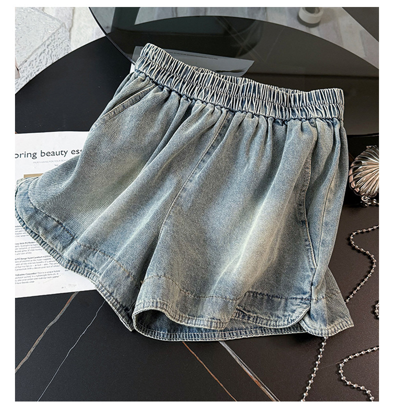 Women's Clothing Casual Fashion Sports Suit For Women Summer New Round Neck Bear Embroidery Tie Dye Top Loose Jeans Two Piece Suit_ecoleips.com