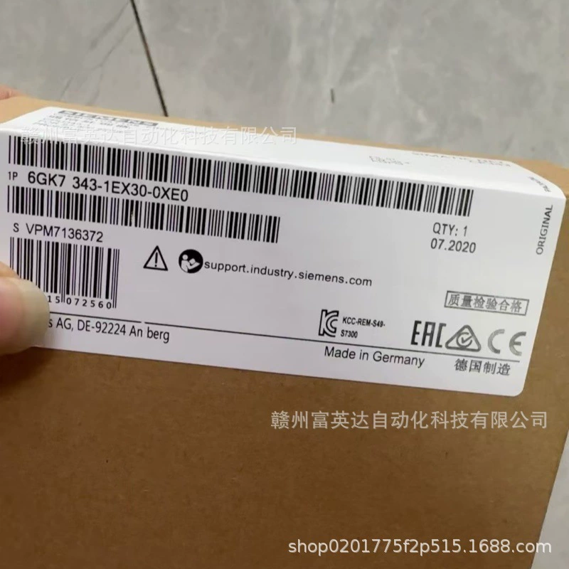 Совершенно новый 6GK7343-1EX30-0XE0 в наличии, сделаны физические фотографии, цена договорная.