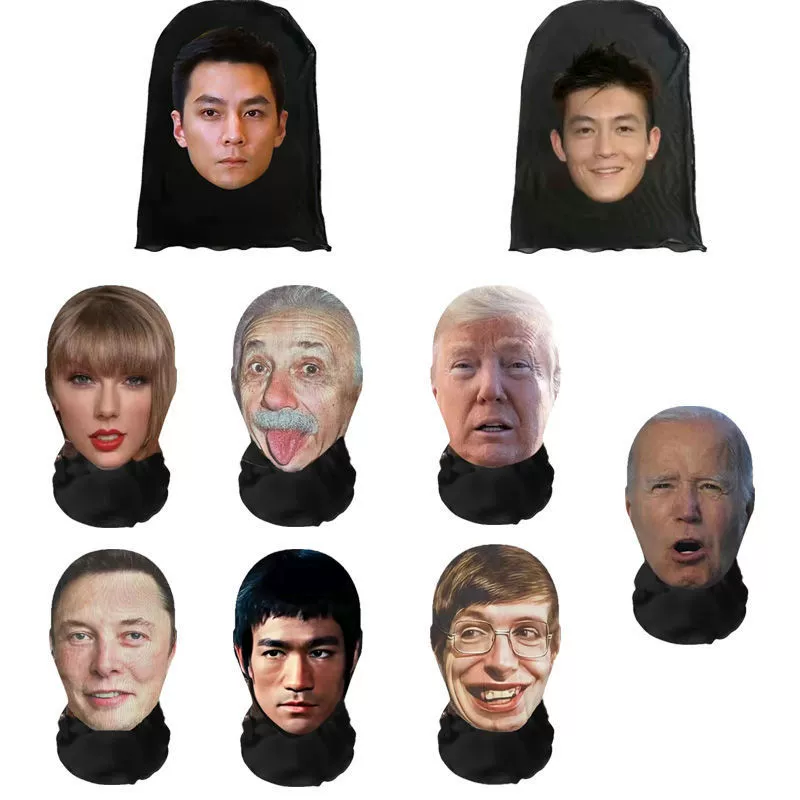 Модная популярная каска, маска, переодевание