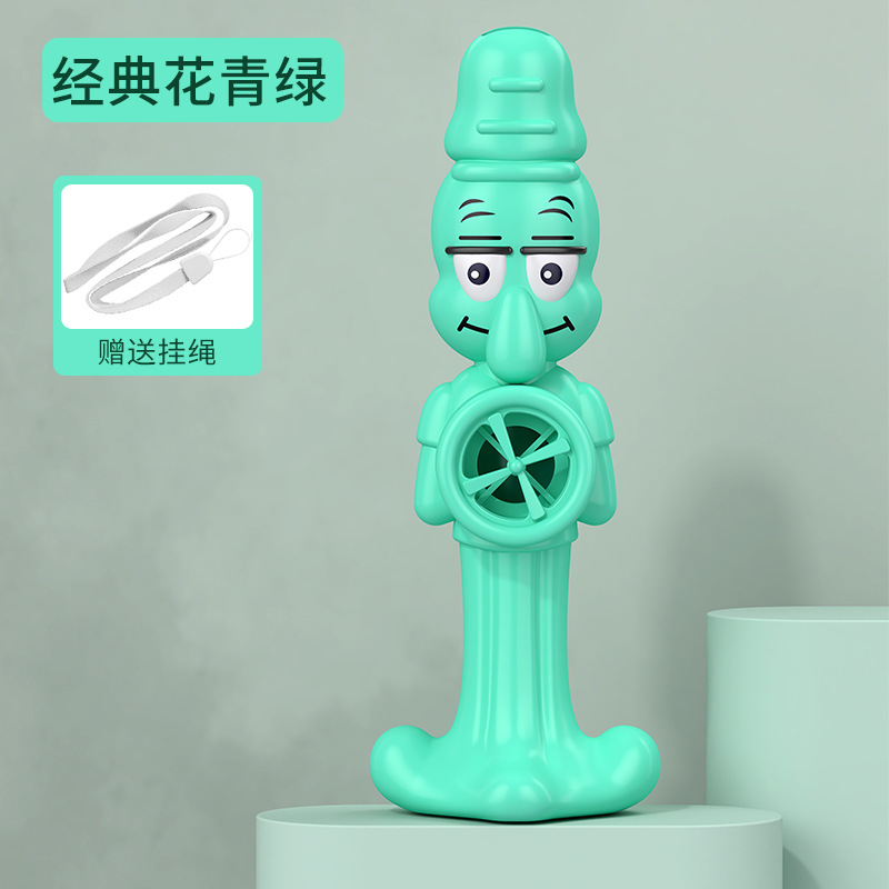 Nuevo tipo de dibujos animados en forma de pulpo boca flauta juegan juguetes pequeños instrumentos musicales de trompeta feliz