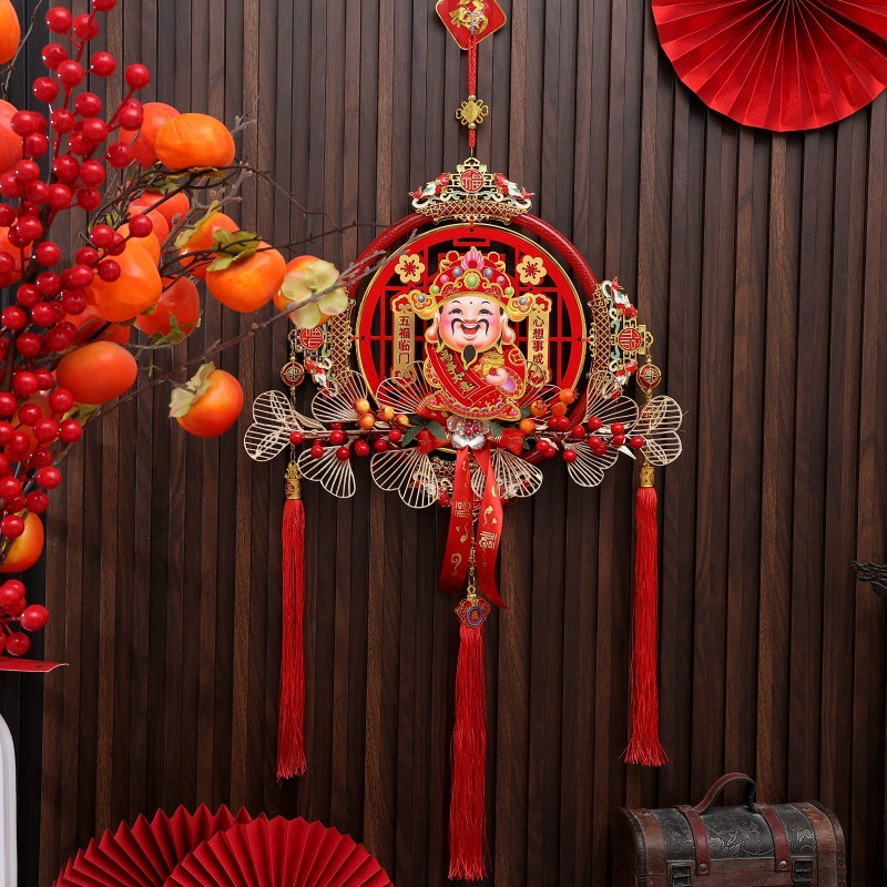 Покачивая головой Бог богатства висит украшение Бог богатства