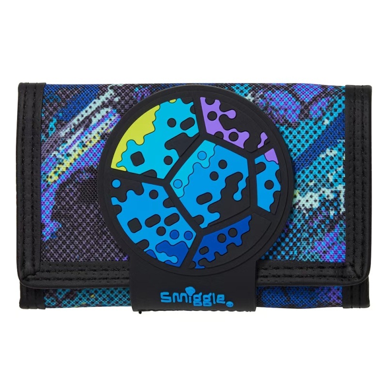 Blue football wallet