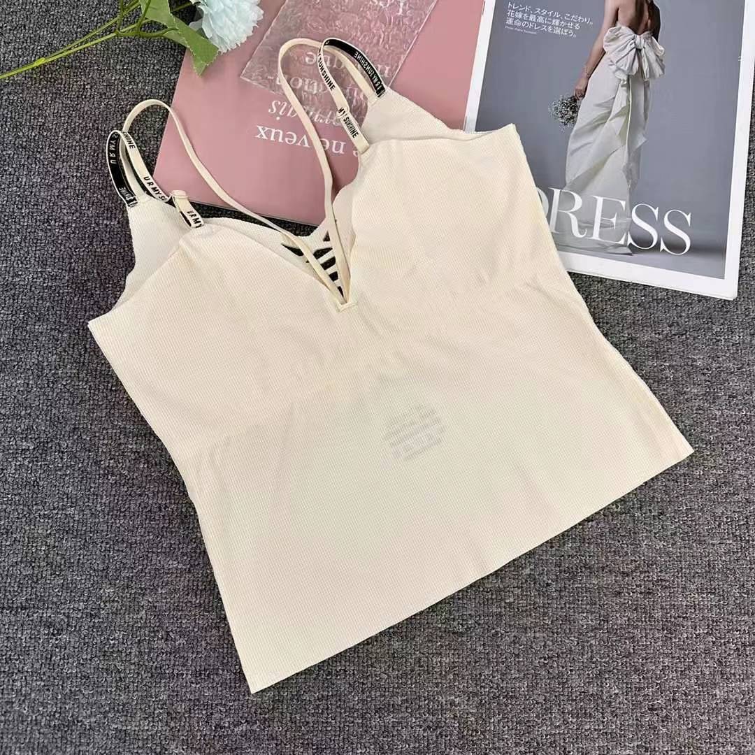 Nuevo cinturón sin marcas de alta calidad de belleza de espalda chaleco de mujer sin anillo de acero bra de yoga ropa interior deportiva mujer