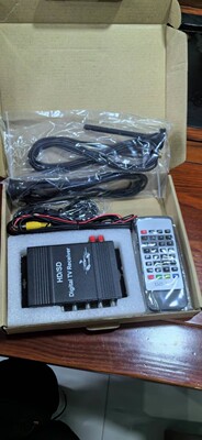 车载电视接收器电视盒俄罗斯新加坡双天线|ru