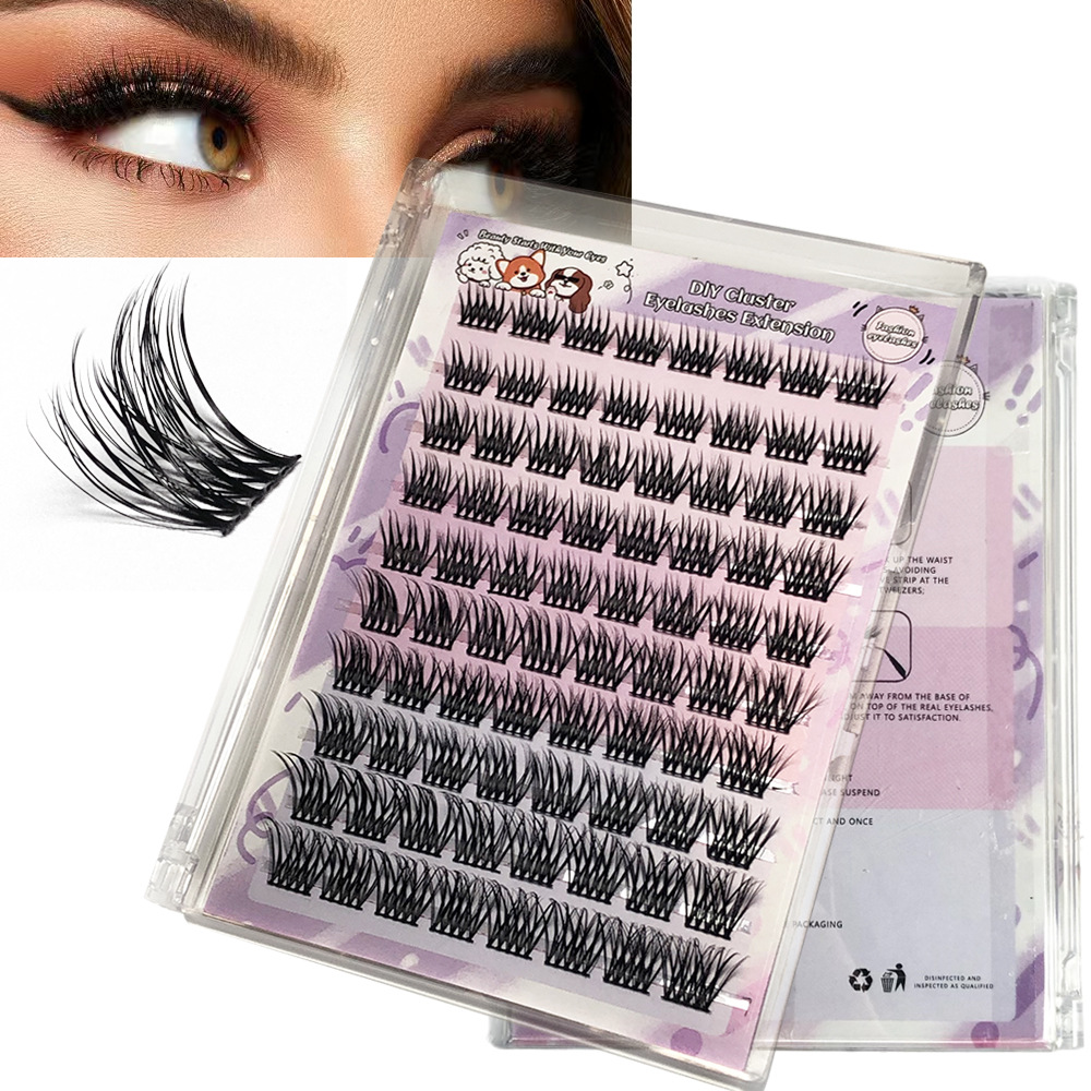 Comercio exterior pestañas colección densa 30D40D50D gran capacidad serie FD cabello gripe europea y americana un solo rango de cabello