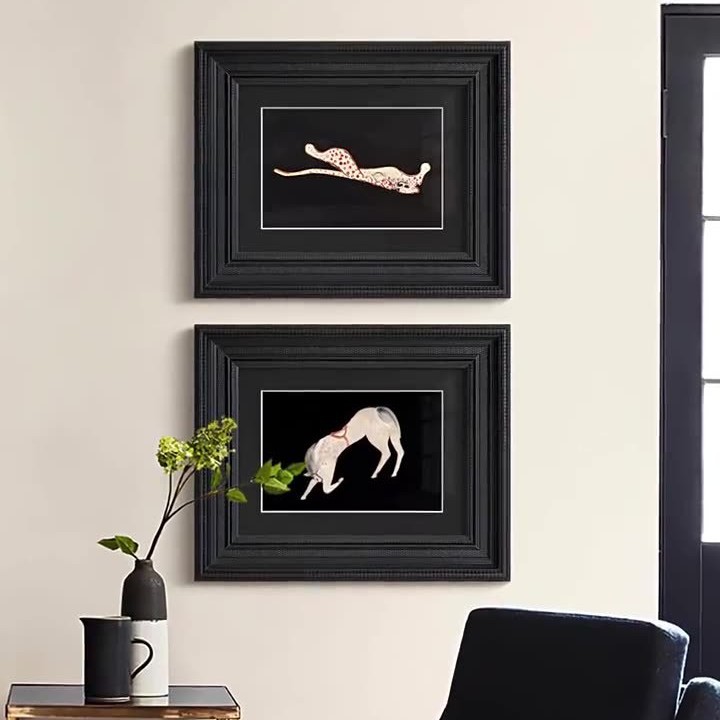 High-end medieval French decorative painting