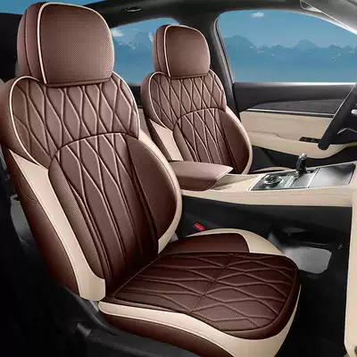 covers, universal for all seasons, leather | Modelə uyğun (Original) oturacaq örtükləri - mocha-color-standard-version-note-the-model-year-front-row-fully-covered-rear-row-partially-covered