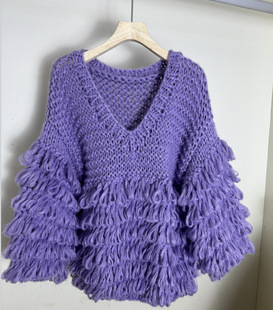 2023�ﶬ�¿�͹�ȦȦëV�I���ֹ�㼑��Lë�����^��Ůsweater