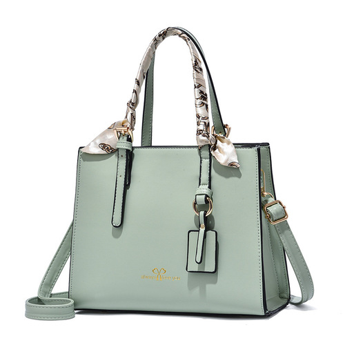 New bag  Korean style fashion silk scarf handbag trendy women's shoulder crossbody bag simple small square bag