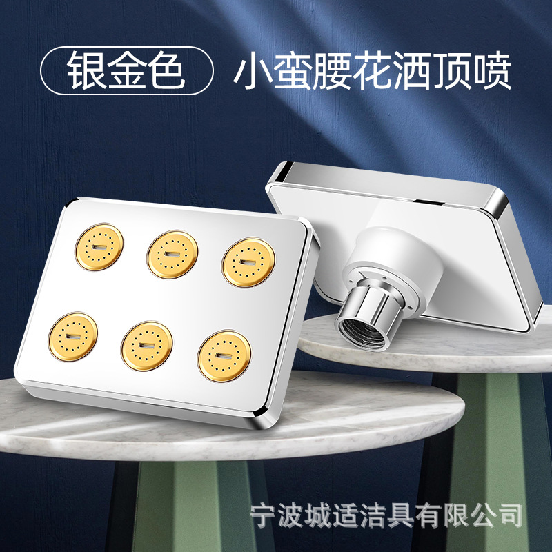 Cuadrado pequeña cintura pequeña Top spray plata