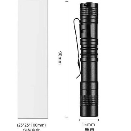 Mini linterna Q5, bolígrafo médico AAA, linterna para exteriores, linterna de luz fuerte, logotipo personalizado de aleación de aluminio para regalo