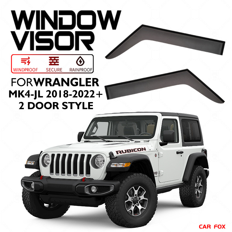 Suitable for Jeep Wrangler Window Visor Jeep Wrangler Jk Jl Window Visor