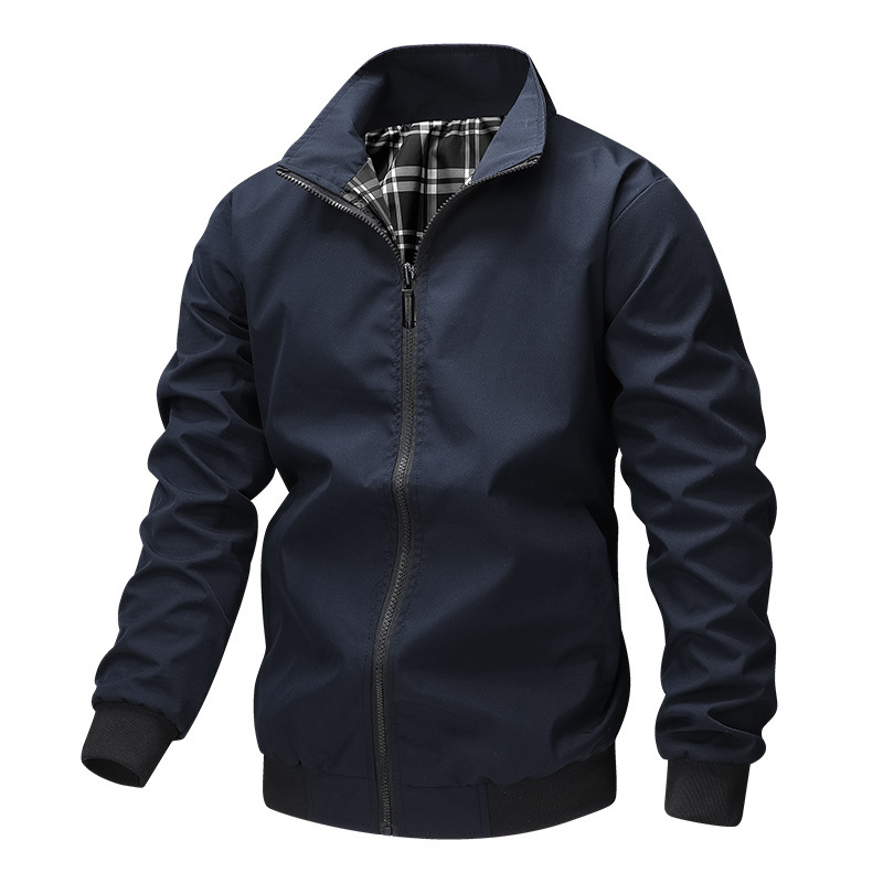 Popular [Cross-Border European Size] 2025 Spring and Autumn New Men's Jacket Single Layer Outdoor Sports Casual Top