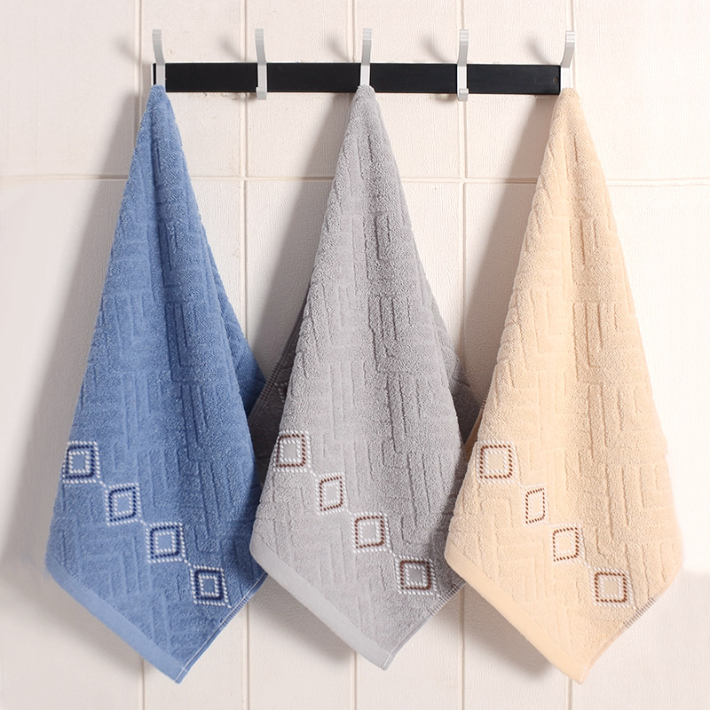 促销加长大三条棉毛巾加厚提花运动劳保福利大毛巾做logo毛巾批发