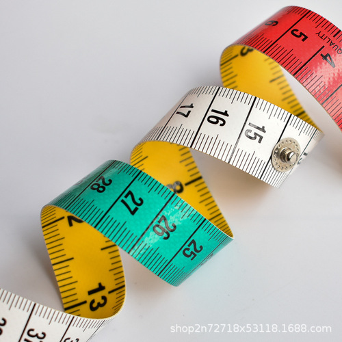 Imported material tape measure clothing ruler mini tape measure clothing ruler measuring measurements 1.5 meters clothing telescopic tape measure market size