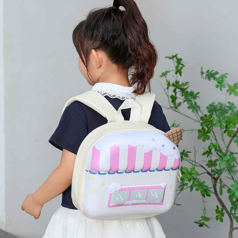 幼儿园儿童书包可爱卡通男童宝宝蛋壳双肩包女孩洋气轻便研学背包|undefined