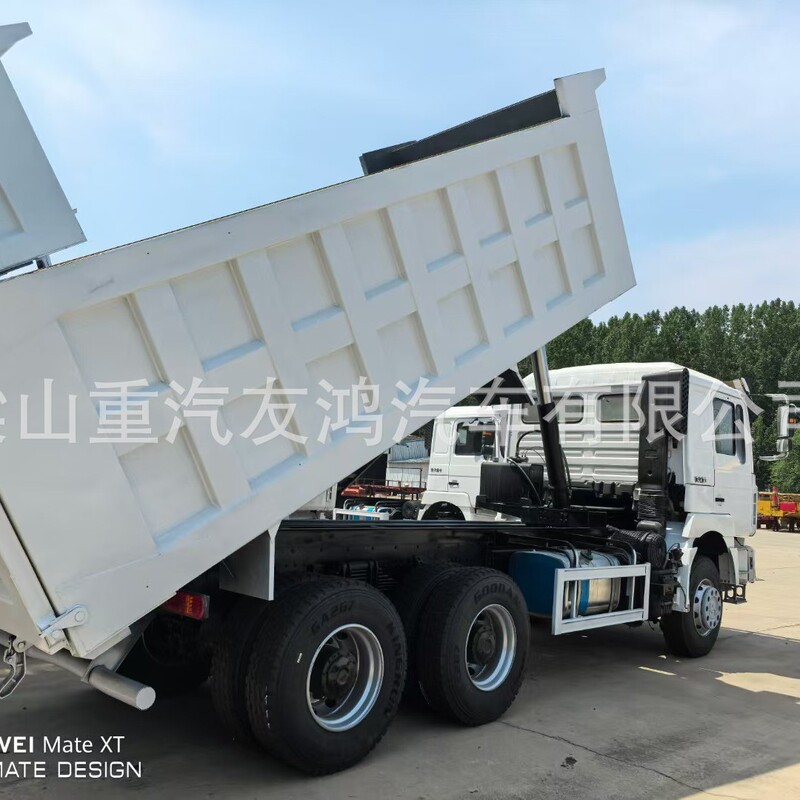 7.6m Rear-Dump Dump Truck, 400-Horsepower Front-Four-Rear-Eight Dump Truck, Shaanqi Delong F3000 Earthmoving Dump Truck