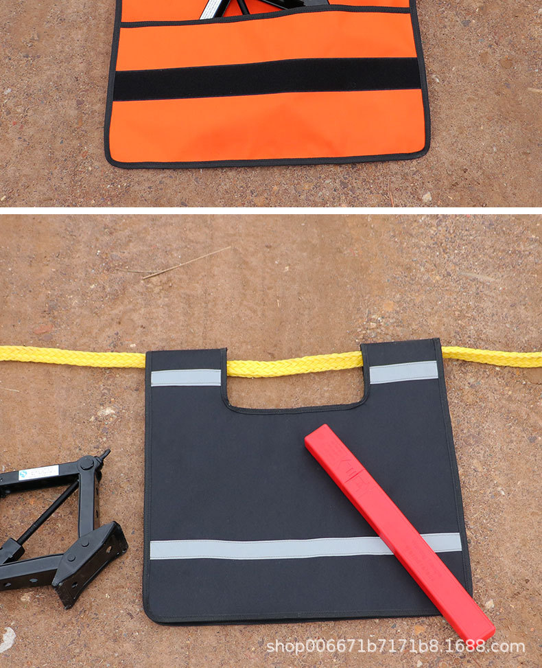 Off-Road Trailer Rope Flag Safety Outdoor Rescue Cable Flag Equipment Winch Safety Flag Bulletproof Cushion Reflective Flag