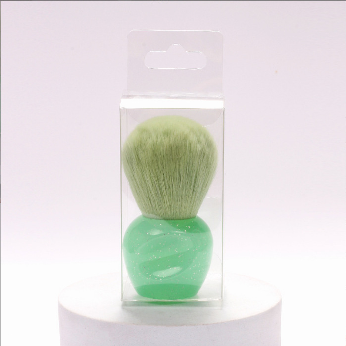 Nuevo polvo de uñas cepillo único polvo suelto rubor cepillo polvo belleza maquillaje cepillo novato belleza herramientas en forma de manzana