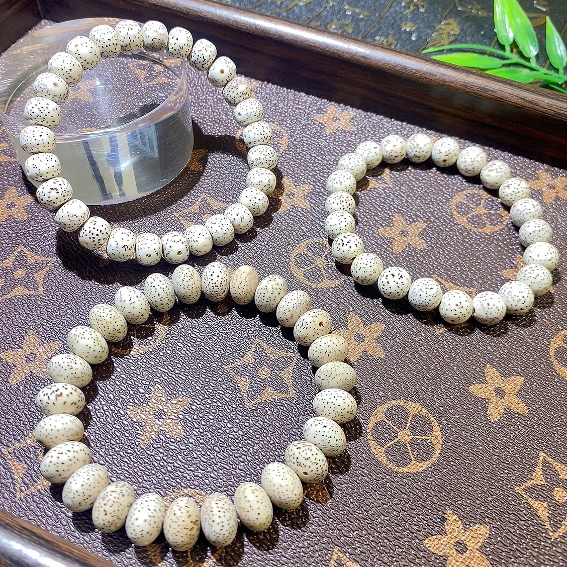 原生态海南星月菩提子手串单圈女手链高密顺白正月文玩佛珠绕指柔