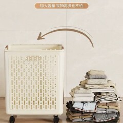 家用卫生间浴室高颜值洗衣物衣篮子衣服纳筐脏衣篓脏衣篮可折叠