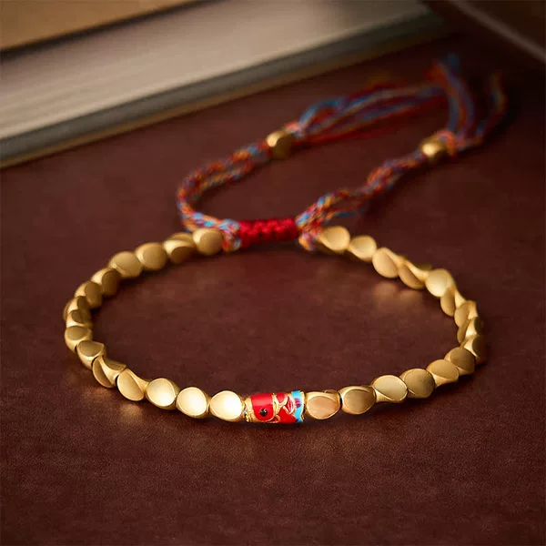 New Trendy Bracelet, Fashionable Minimalist Retro New Chinese Style Hand-Woven Rope, Unisex, Available for Live Sales