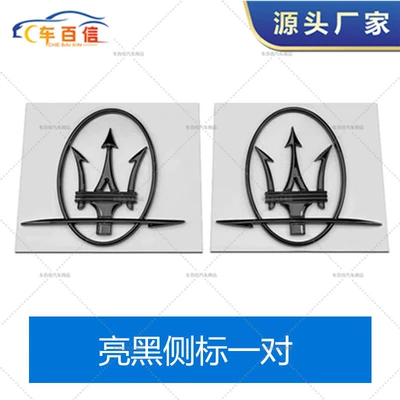 Car logo | car standard - a-pair-of-glossy-black-side-marks
