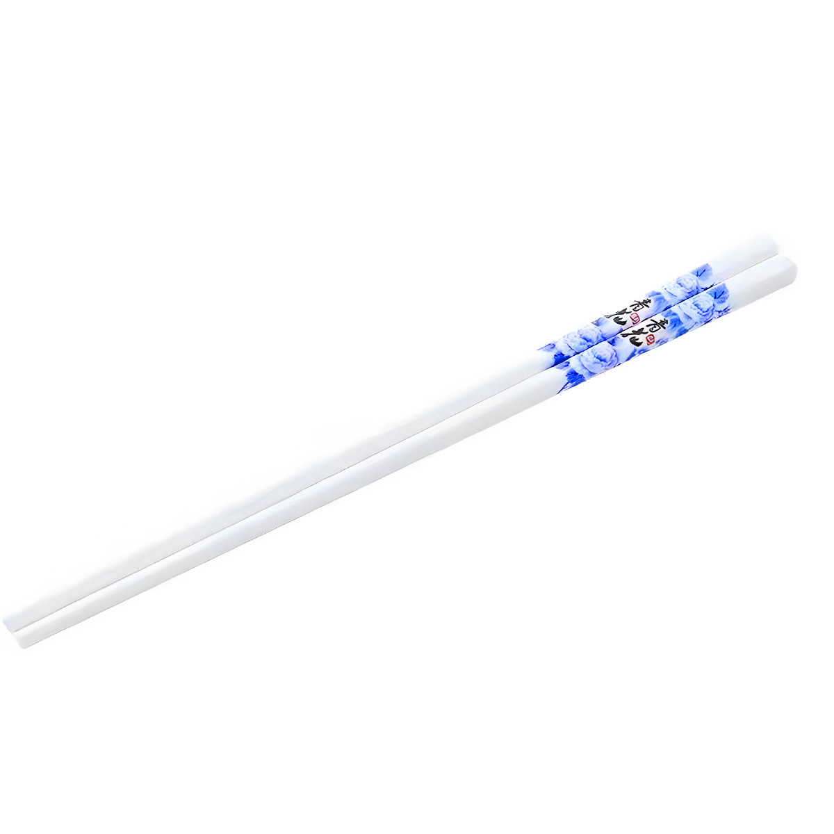 Palillos de cerámica azul y blanco, porcelana blanca, vajilla para el hogar, resistente a altas temperaturas, a prueba de moho y sin deformación, palillos de regalo al por mayor