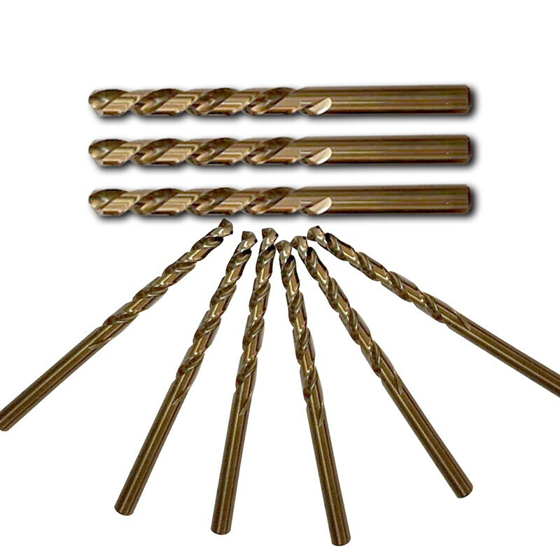 SDA SATA 52352 10 piezas conjunto de taladro de torsión de mango recto con cobalto 5.2MM