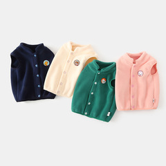 寶寶馬甲秋冬嬰兒衣服冬款奧利絨背心冬季馬夾兒童冬裝男童坎肩女