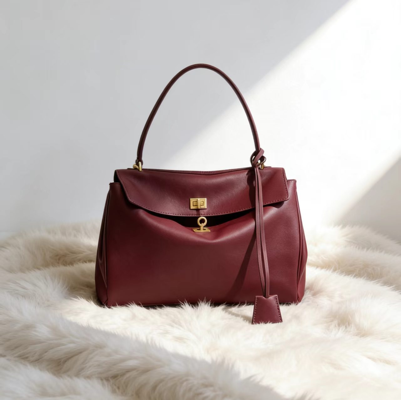 Luxury Niche Designer Caheno Bag, Retro Versatile Handbag & Crossbody Bag, Large Capacity Kelly Commuter Bag, Premium Texture_voghion.com