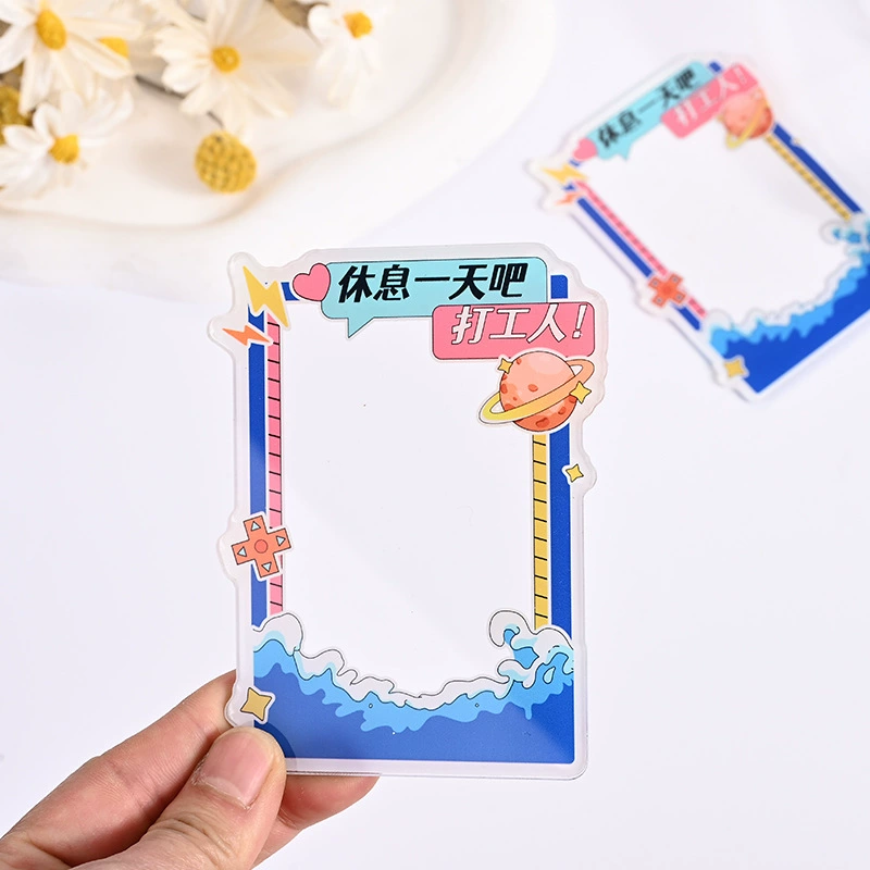 Аcrylic cartoon star peripheral animation cartoon travel photo to send friends peripheral cards high definition