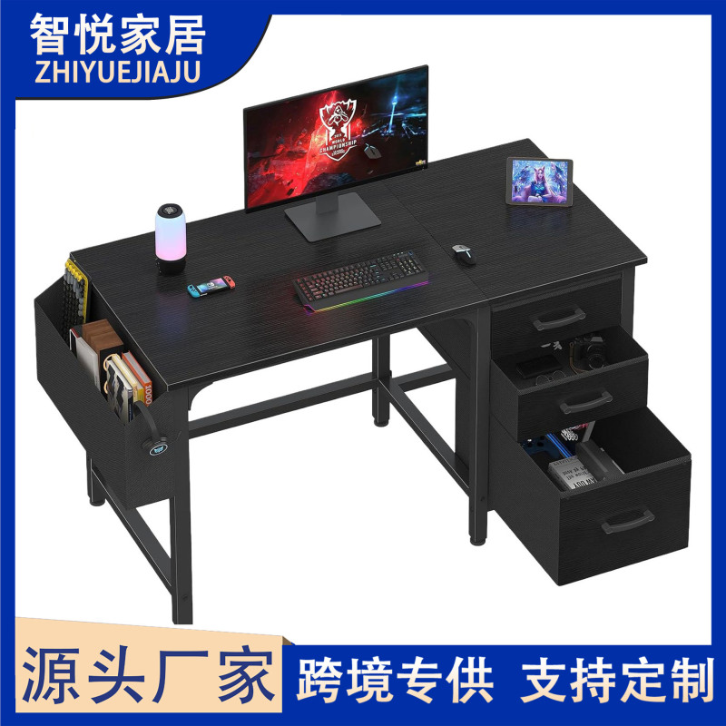 Home Office Gaming Desk with Power Outlets and USB Ports, L-Shaped Computer Desk, Popular E-Sports Desk Home Office Gaming Desk with Power Outlets and USB Ports, L-Shaped Computer Desk, Popular E-Sports Desk