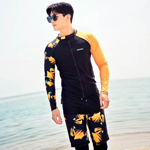 BREREL swimsuit long-sleeved Sanya surfing suit quick-drying wetsuit swimming jellyfish suit time-oriented snorkeling suit