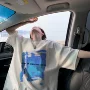 半袖印花夏季宽松t恤衫