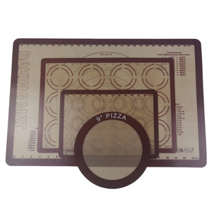 Amazon TEMU hot sale silicone Baking Mat combination new high quality 4-piece Pizza Baking Mat