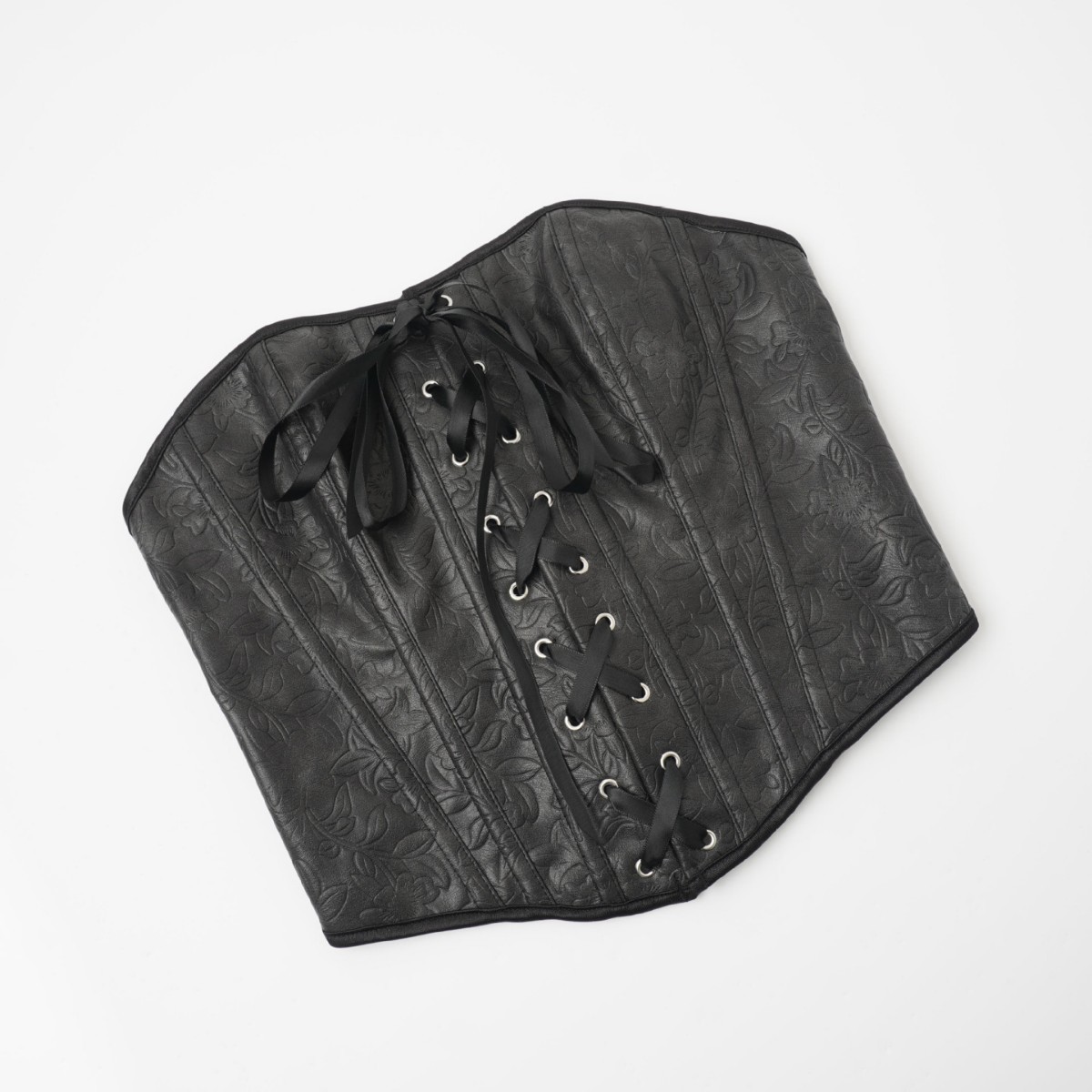 Nueva mujer de cuero negro, soporte de pecho, corte de forma corta, camisa Aliexpress, suministro transfronterizo