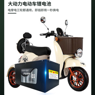 嚴耐電動自行車鋰電池組36V48V60V72V寶燕3號7號銀魚台鈴鋰電車