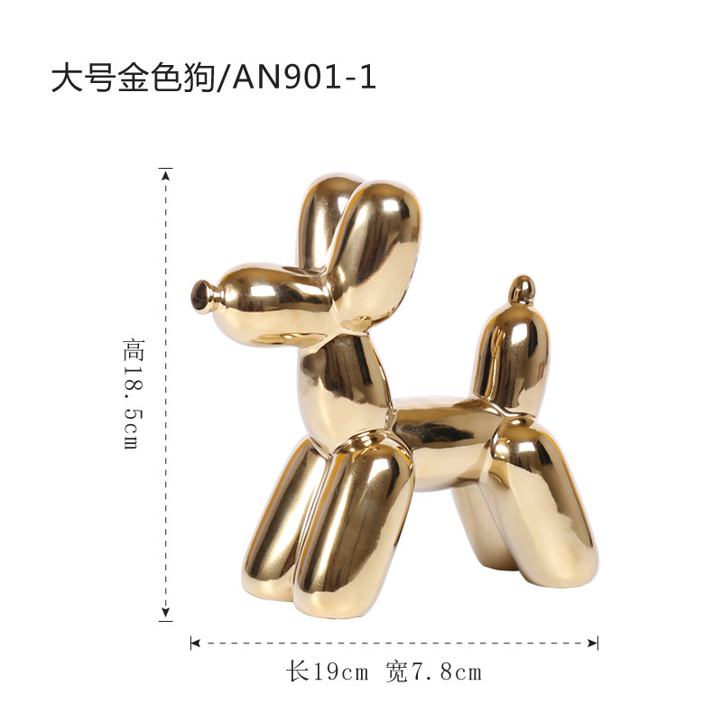 Nordic hogar creativo moderno abstracto decoración modelo sala de estar entrada Globo de Oro decoración de animales