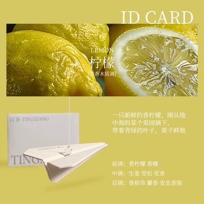 Paper Airplane Car Air Freshener Car Pendant Air Vent Fragrance Hanging Decoration Car Interior Accessory Car Fragrance 2025 New Model (Car hanging) - lemon-paper-airplane