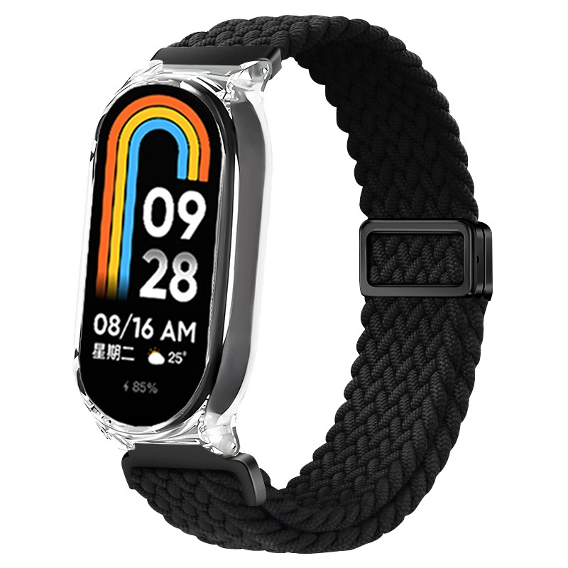 Xiaomi, совместимый браслет, нейлоновый переплетенный ремешок на часы, умные часы