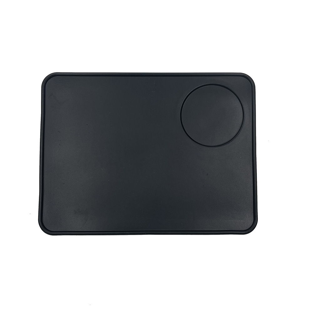Alfombrilla para tamper de café en stock, alfombrilla de esquina, alfombrilla de silicona antideslizante, base para tamper, base para apisonar, alfombrilla para mango de máquina de café, alfombrilla para café.