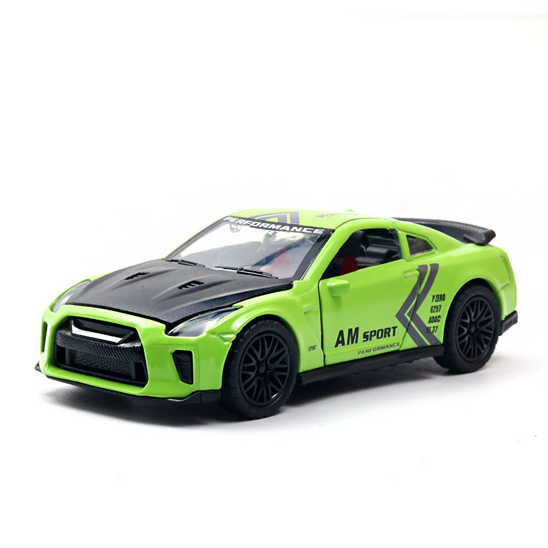 Return fuerza a granel aleación modelo de coche puerta abierta coche de juguete para niños niño decoración de pastel al por mayor