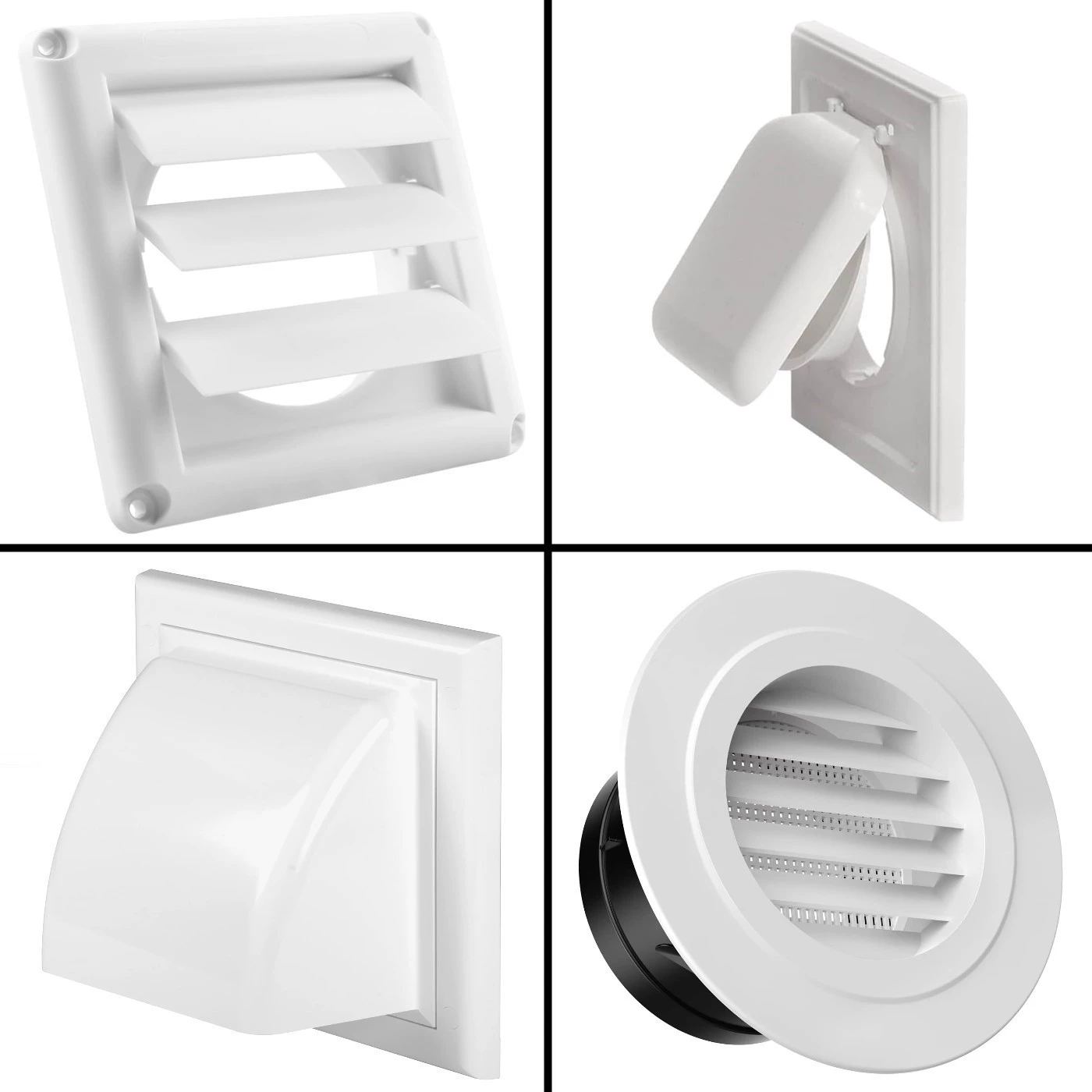 Пластиковая наружная крышка ветрозащитная крышка воздухопроницаемая крышка воздухопроницаемая крышка выпускной воздухозаборник дымоотвод вентиляции воздухозаборник