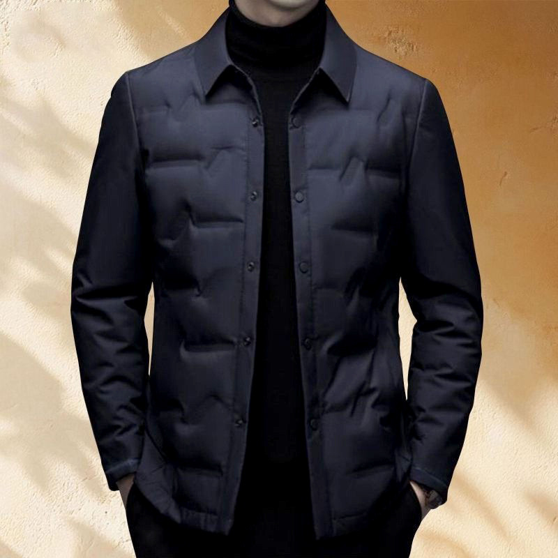 爸爸冬装外套棉衣中老年人男士加棉加厚款棉袄秋冬季爷爷保暖上衣