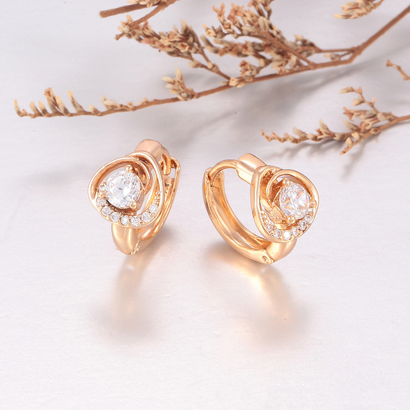 Argollas Triangulares Geométricas de Aleación para Mujer image 5