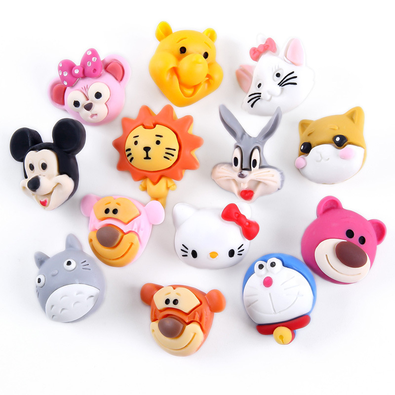 可爱时尚卡通装饰纽扣儿童上衣毛衣米奇扣子童装KTM龙猫动物钮扣