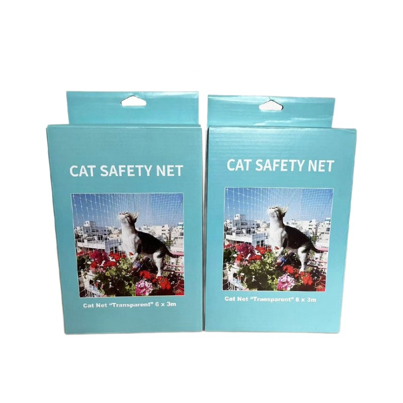 Patile valla transfronteriza balcón para mascotas red de seguridad niños mascota red de nylon valla protectora anti-depresión gato red
